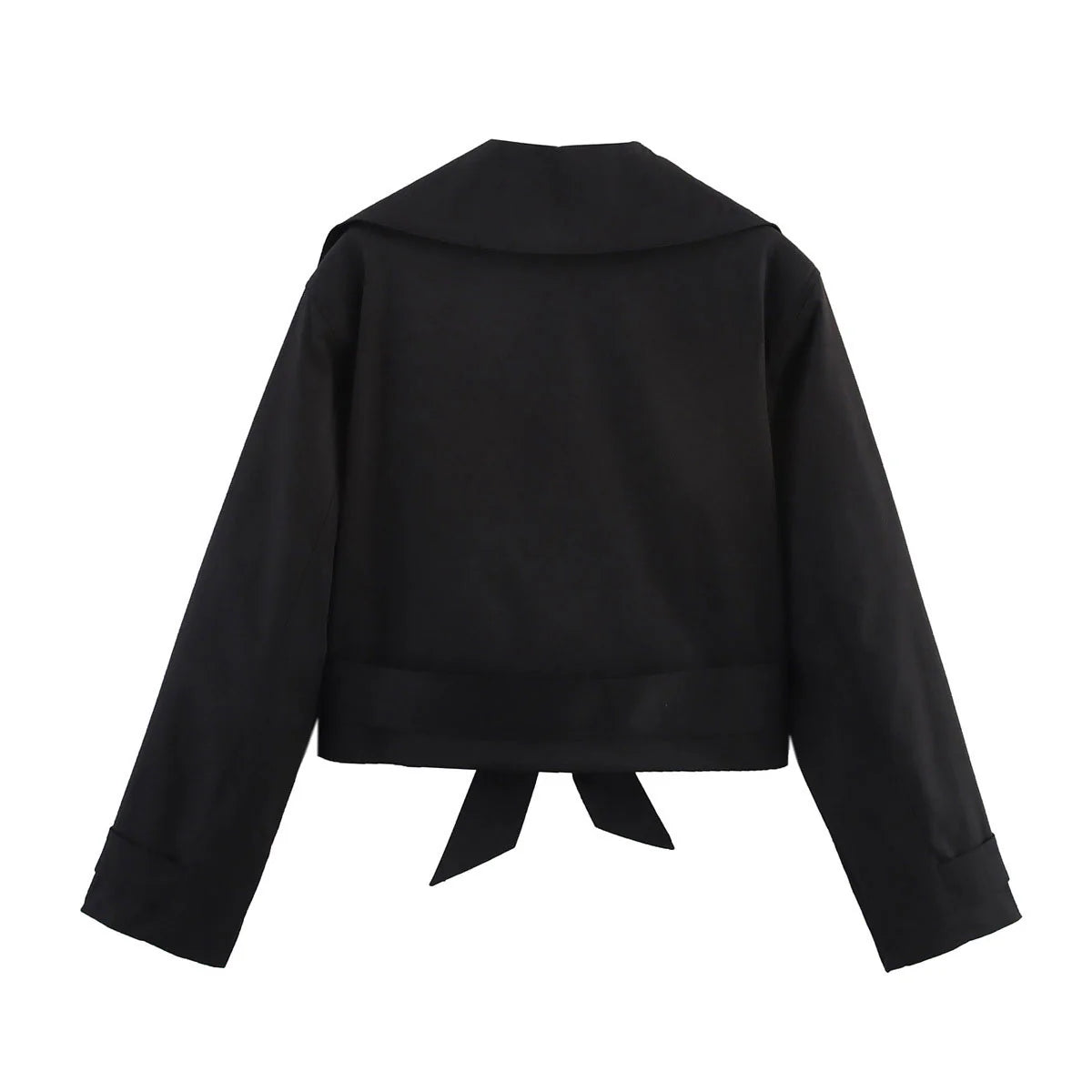Élina – Damen Trenchjacke Kurz in Beige, Schwarz, Dunkelblau & Braun