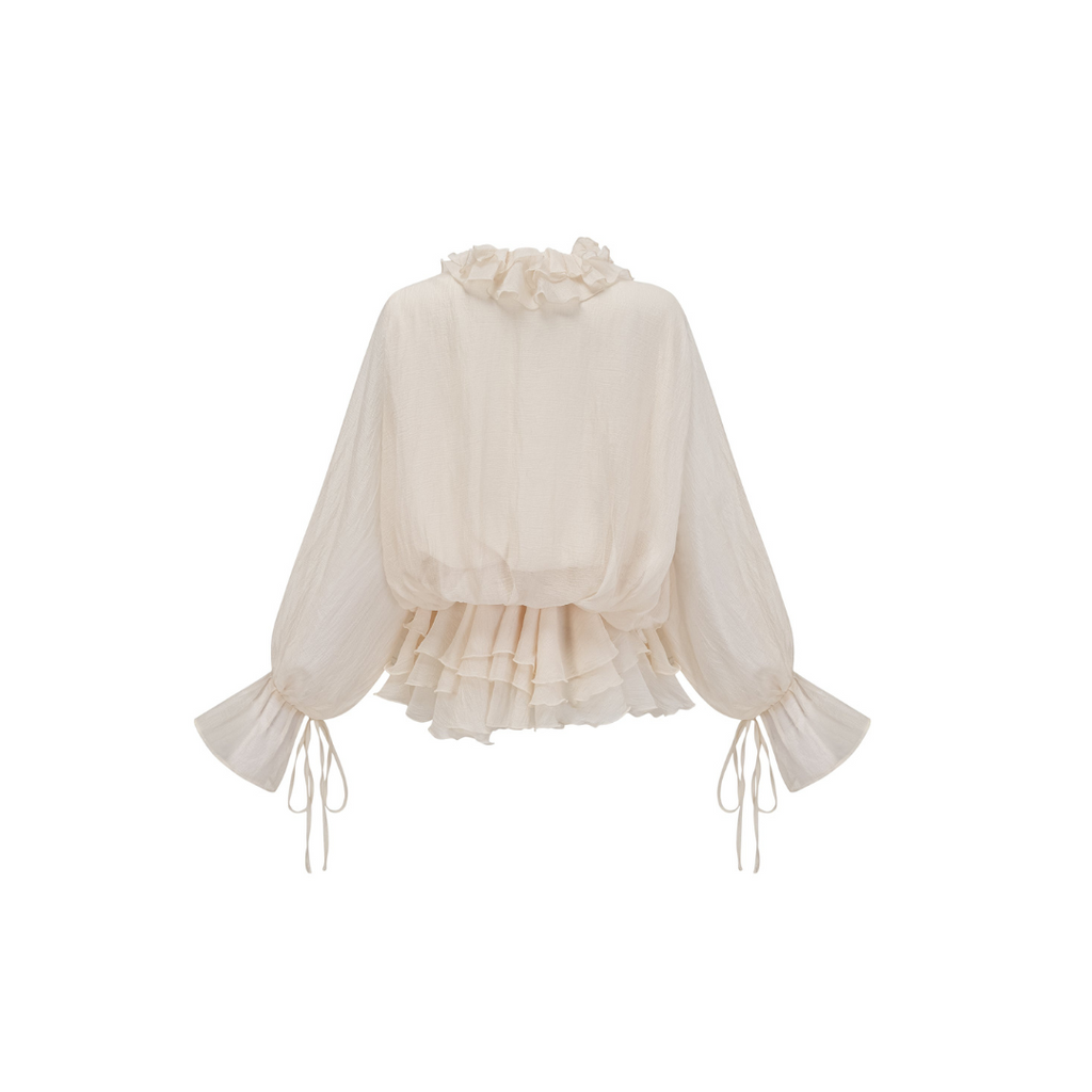 Rosewater Ruched Minikleid