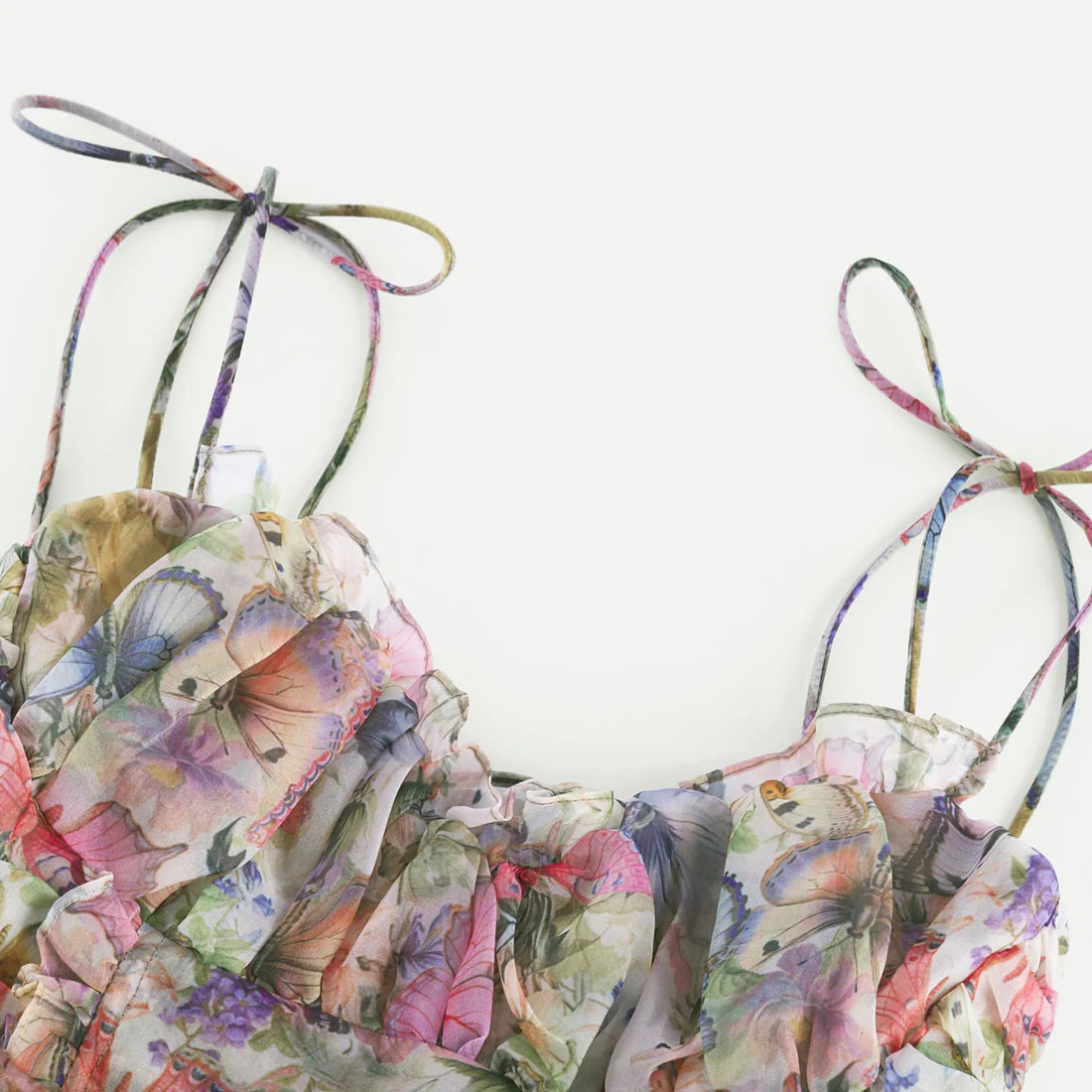 Blossom Cascade Minikleid