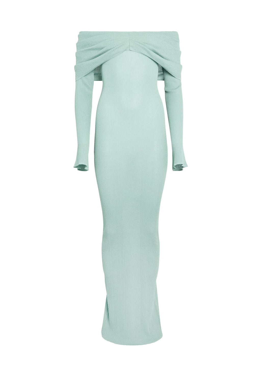 Sage Ribbed Maxikleid