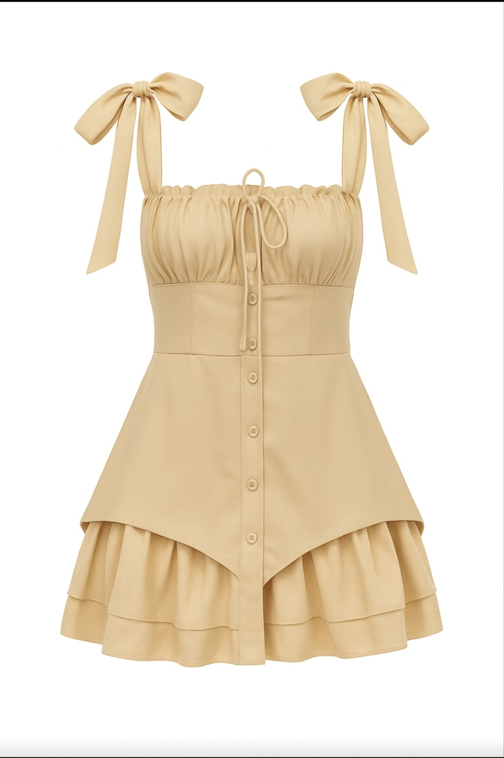 Lina Bowdress - Rüschenkleid mit schleifencharme