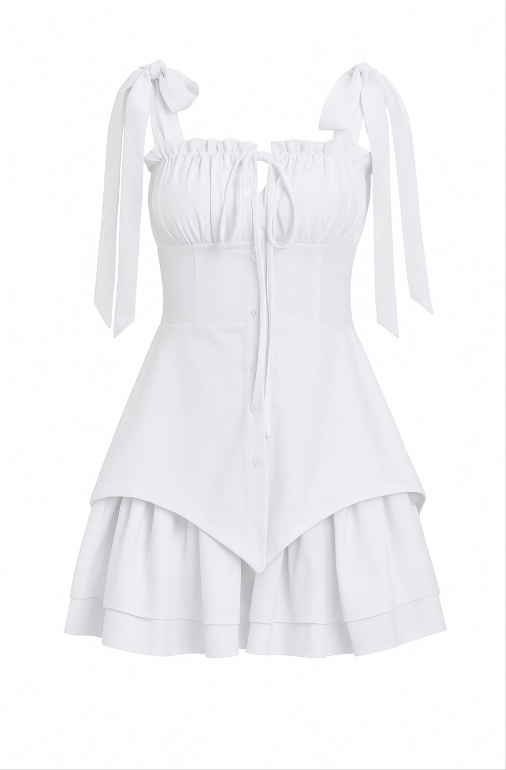 Lina Bowdress - Rüschenkleid mit schleifencharme