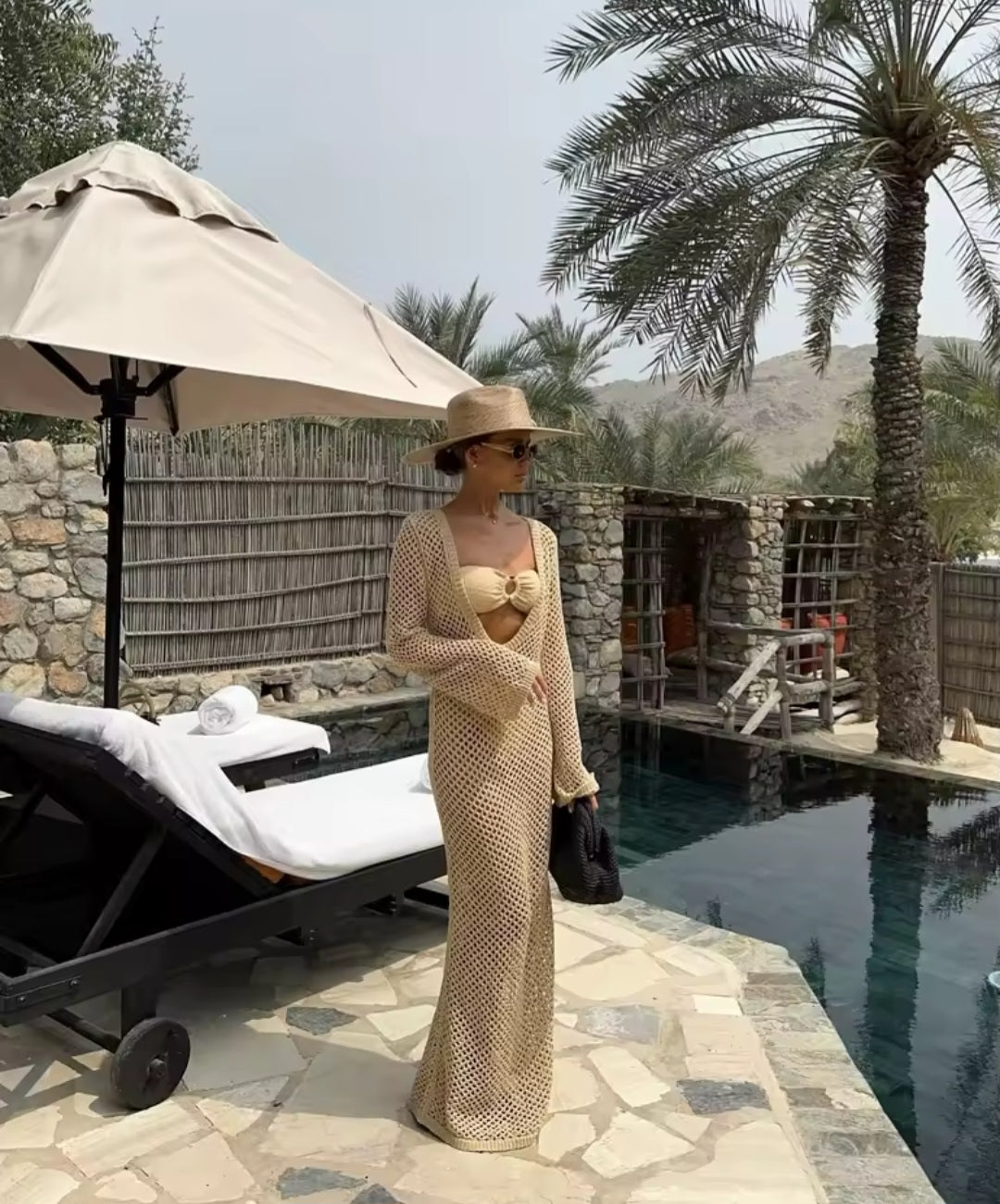 Tulum Vibes Strandkleid Häkeloptik – 5 Farben für Deinen perfekten Sommer-Look