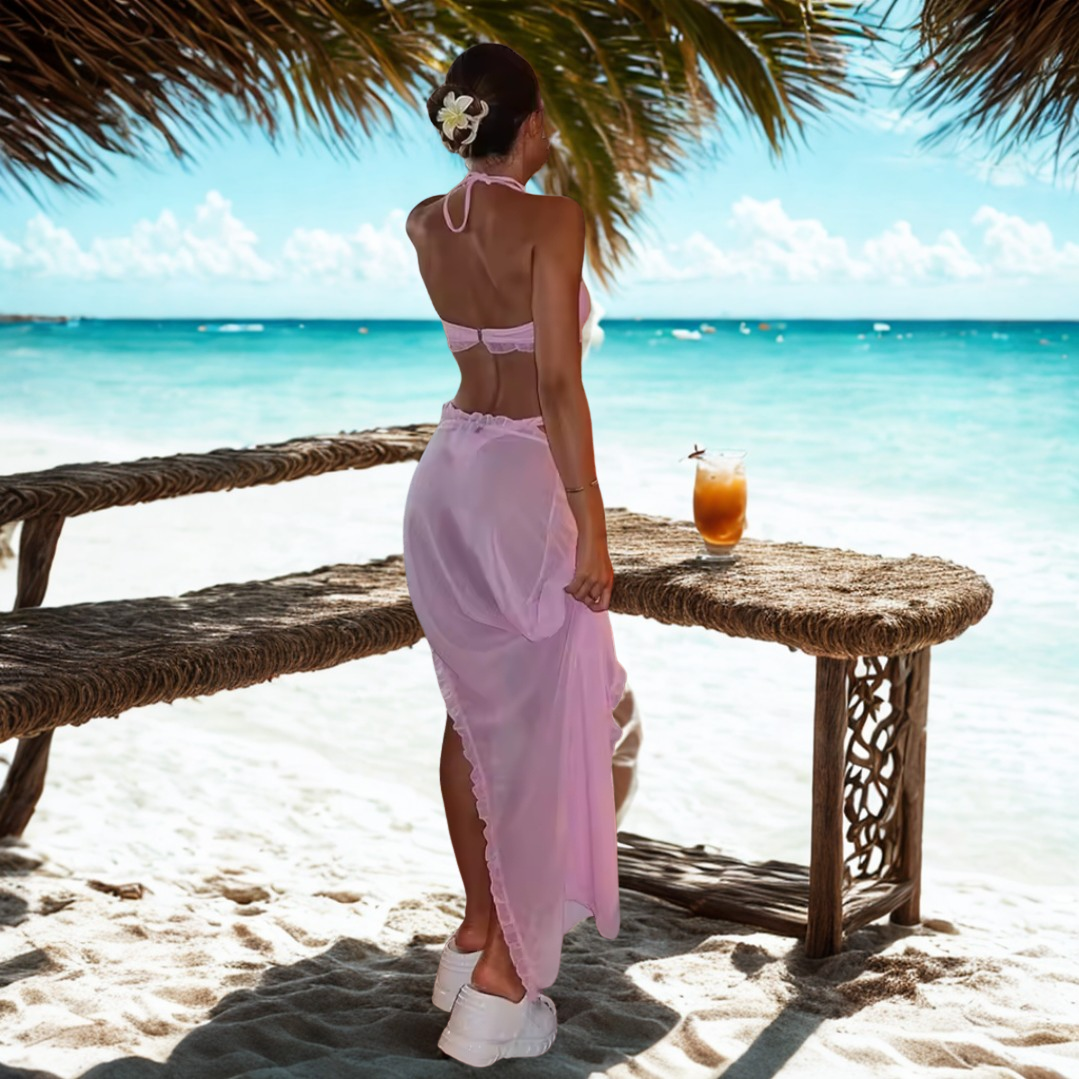 Rosé Dream – 3 teiliges Bikini Set