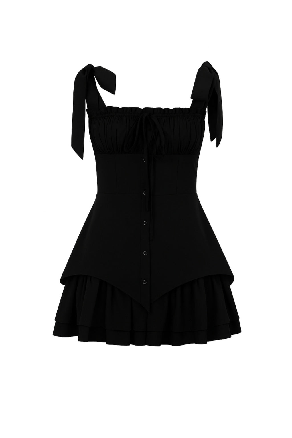 Lina Bowdress - Rüschenkleid mit schleifencharme
