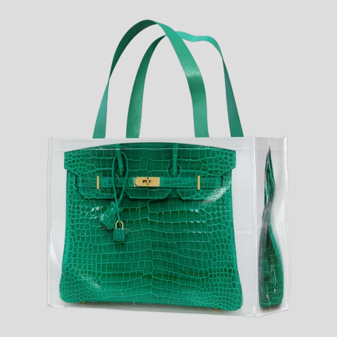 Modische Tragetasche im Krokodil-Design – Eleganter Shopper